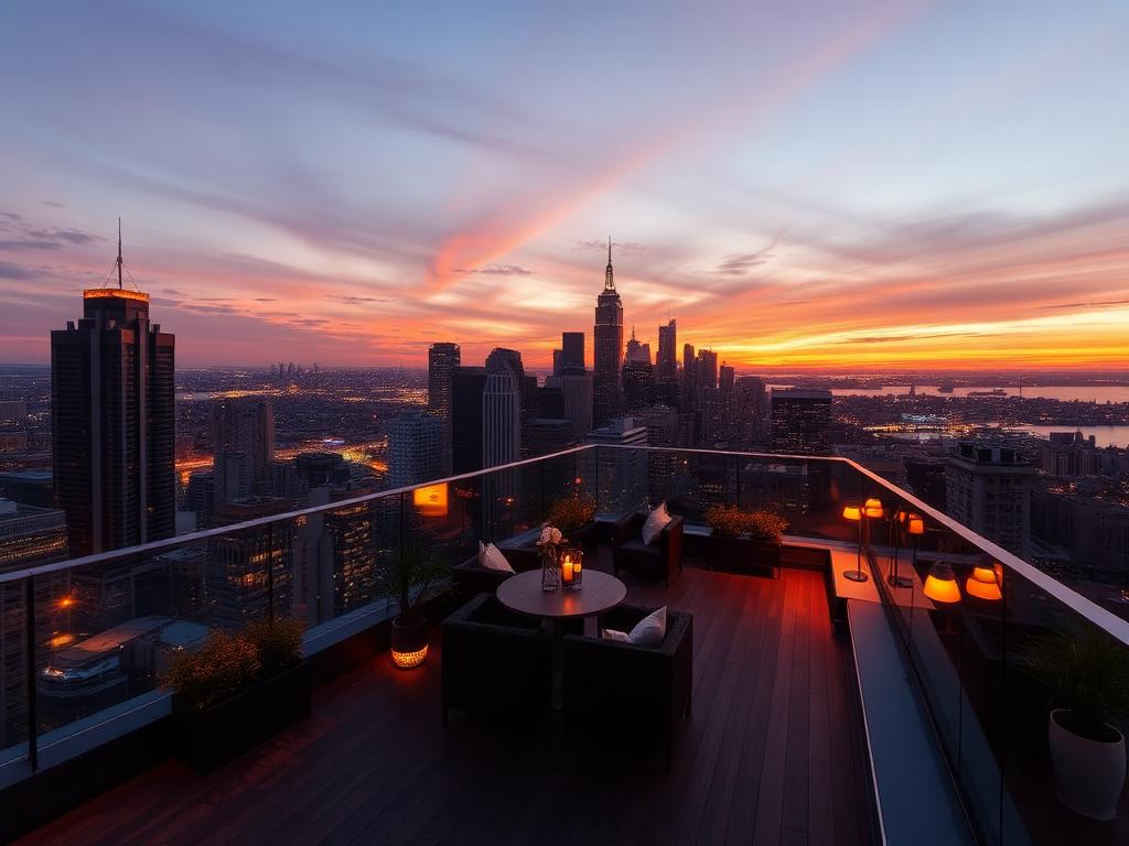 Penthouse vue panoramique